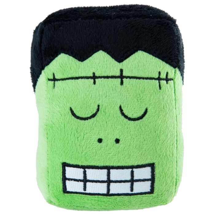 Doggie Goodie Dog Plush Toy With Squeaker - Frankenstein