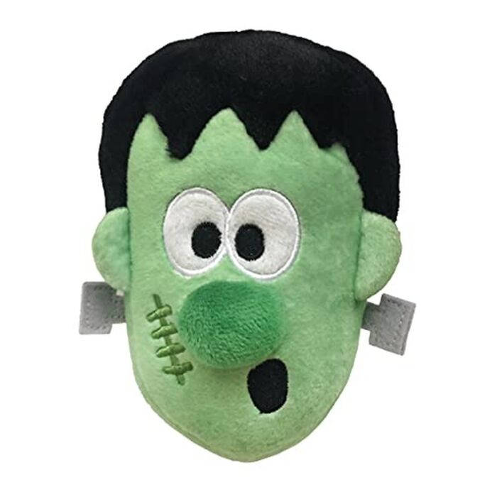 Doggie Goodie Dog Plush Toy With Squeaker - Frankenstein