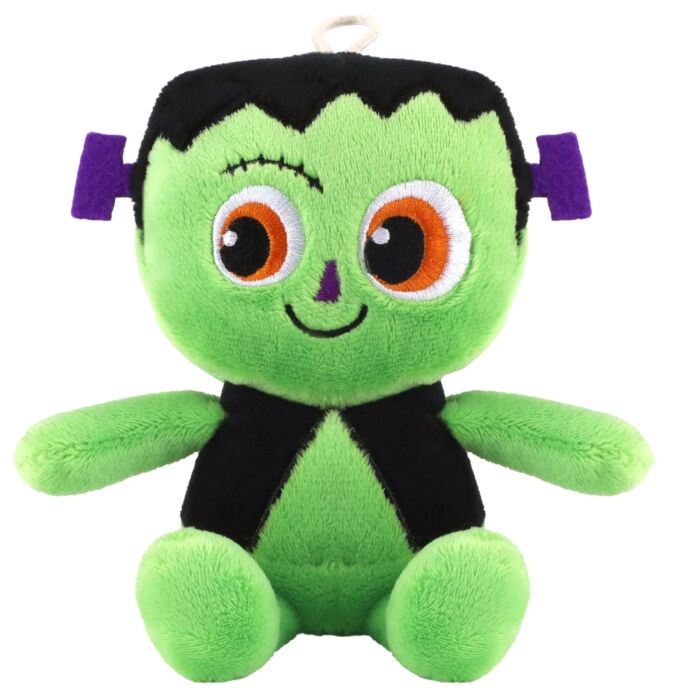Doggie Goodie Dog Plush Toy With Squeaker - Frankenstein