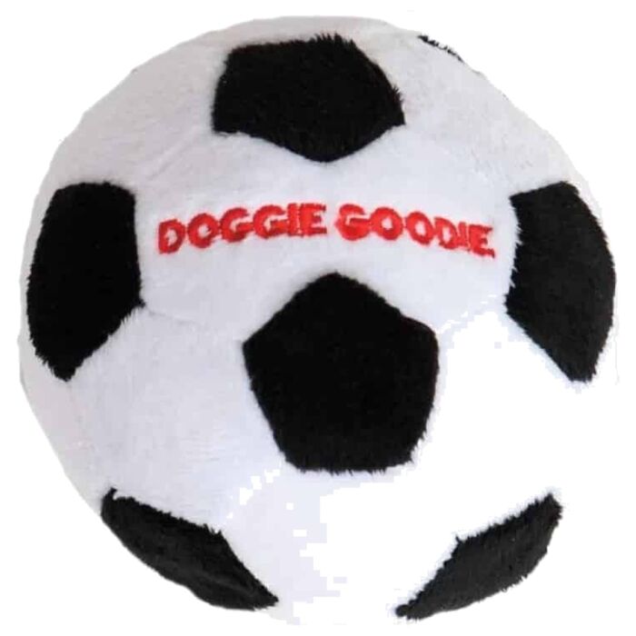 Doggie Goodie 狗狗毛絨發聲玩具 - 足球