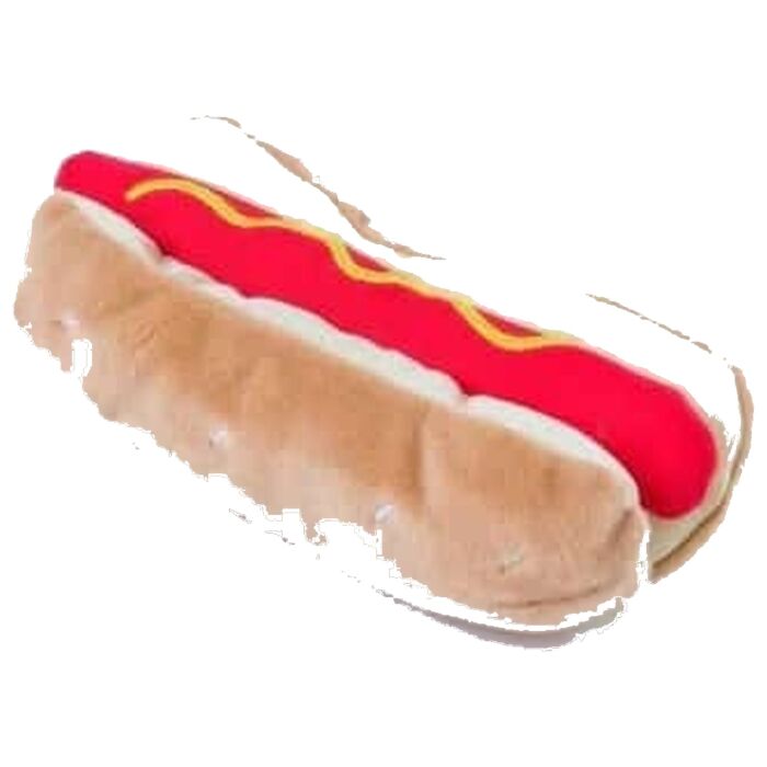 Doggie Goodie 狗狗毛絨發聲玩具 - 熱狗