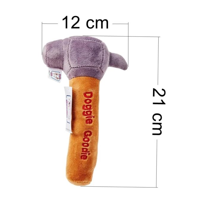 Doggie Goodie 狗狗毛絨發聲玩具 - 錘仔