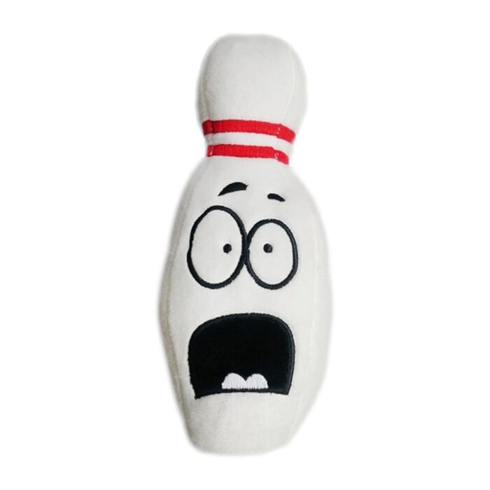 Doggie Goodie 狗毛絨玩具 - Scared Bowling Pin