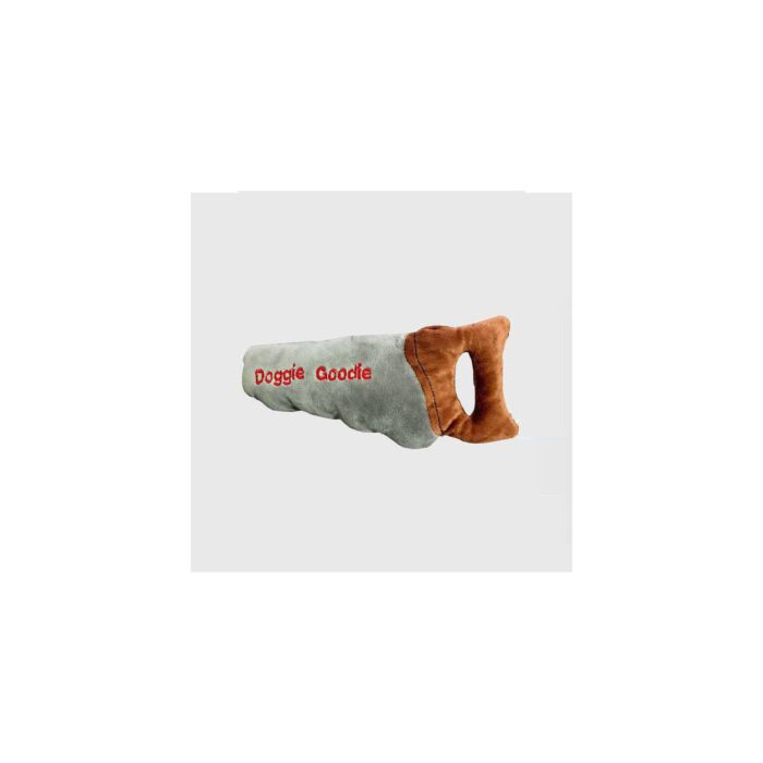 Doggie Goodie 狗狗毛絨發聲玩具 - 鋸