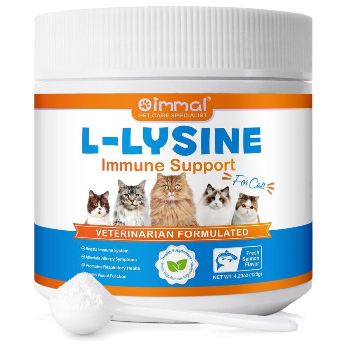 DR.pet Immunity Essential L-Lysine Supplement Powder for Cats 60g
