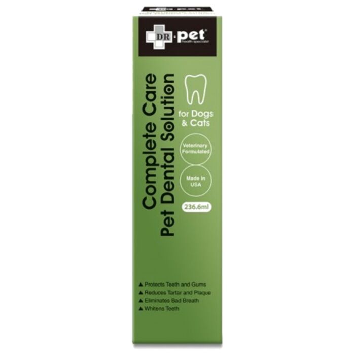 DR.pet 全面護理寵物牙齒溶液 - 消除口臭及減少牙菌斑 (適合貓狗) 236.6ml