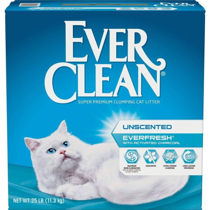 Ever Clean Cat Litter - Extra Strength Unscented Clumping Clay