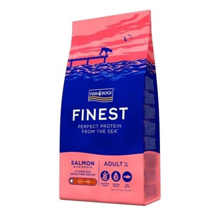 Fish4Dogs Finest Dog Food - Large Bites - Salmon