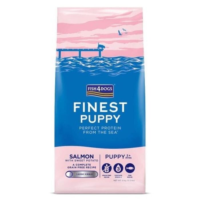 Fish4Dogs Finest 冰島成犬慕絲 - 三文魚 90g