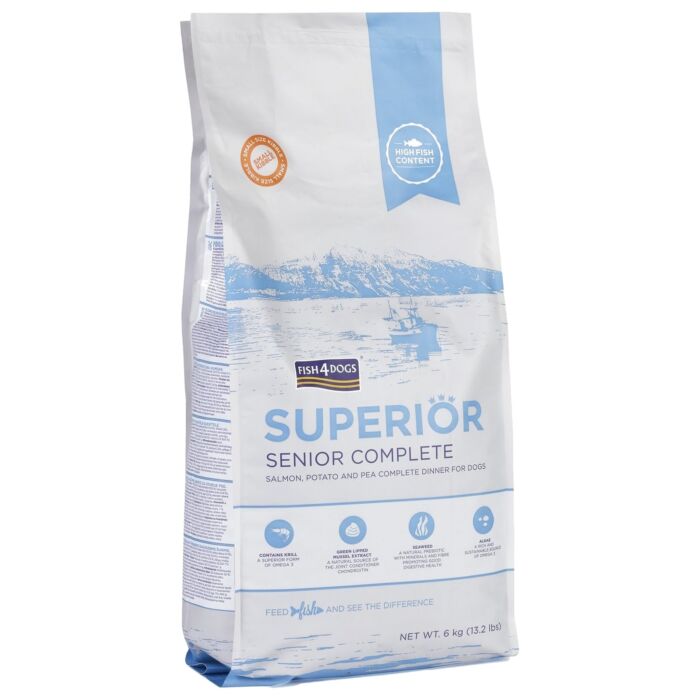 Fish4Dogs Superior Grain Free Weight Control & Senior Dog Food - Small Bite - Salmon