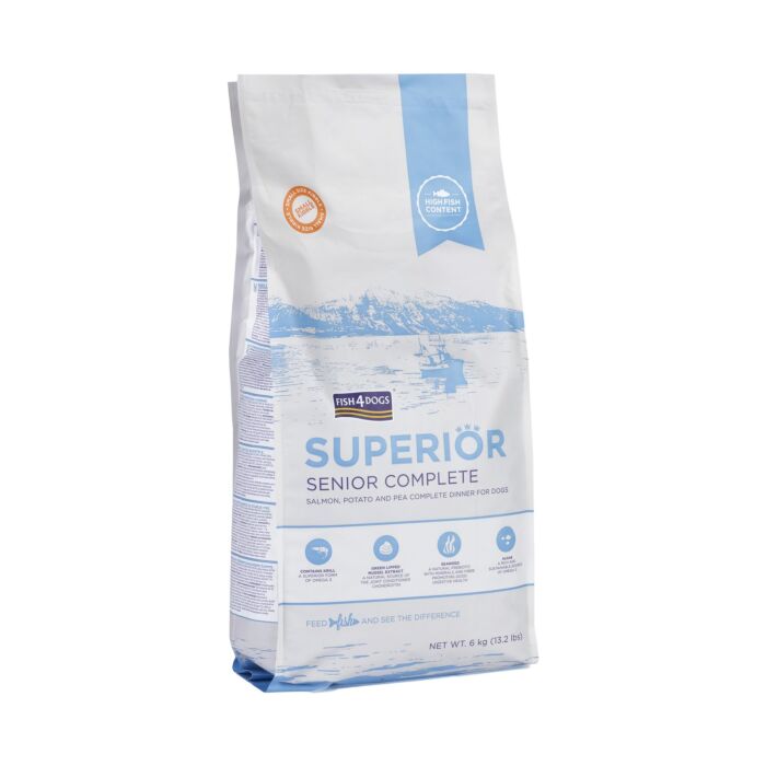 Fish4Dogs Superior Grain Free Weight Control & Senior Dog Food - Small Bite - Salmon