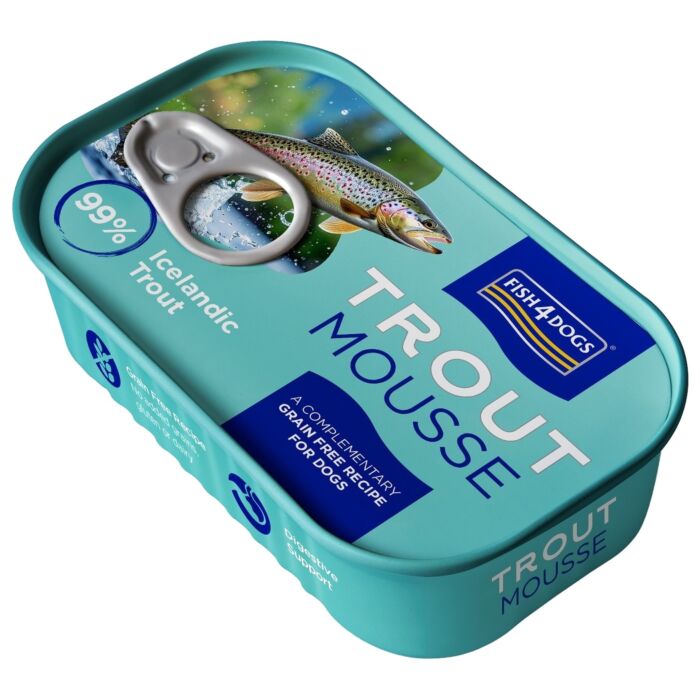 Fish4Dogs Finest Tin - Trout Mousse 90g