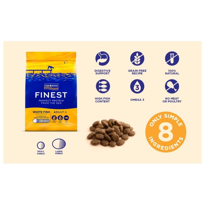 Fish4Dogs Finest 狗罐頭 - 深海魚甜薯青豆 85g