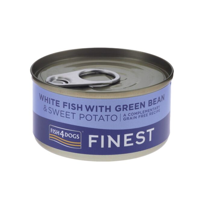 Fish4Dogs Finest 狗罐頭 - 深海魚甜薯青豆 85g