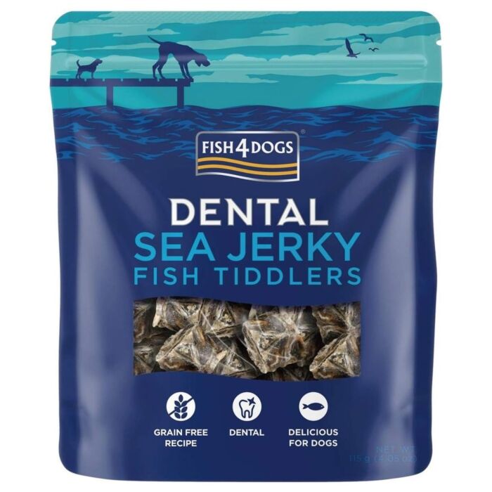 Fish4Dogs Dog Dental Treat - Sea Jerky Fish Knots 100g