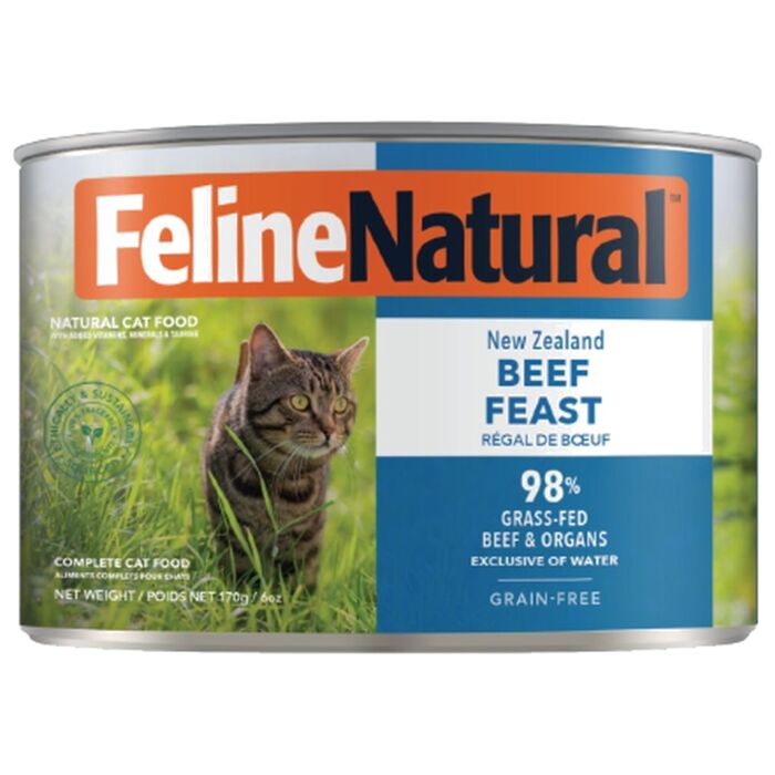 Feline Natural Cat Can Food - Beef Feast