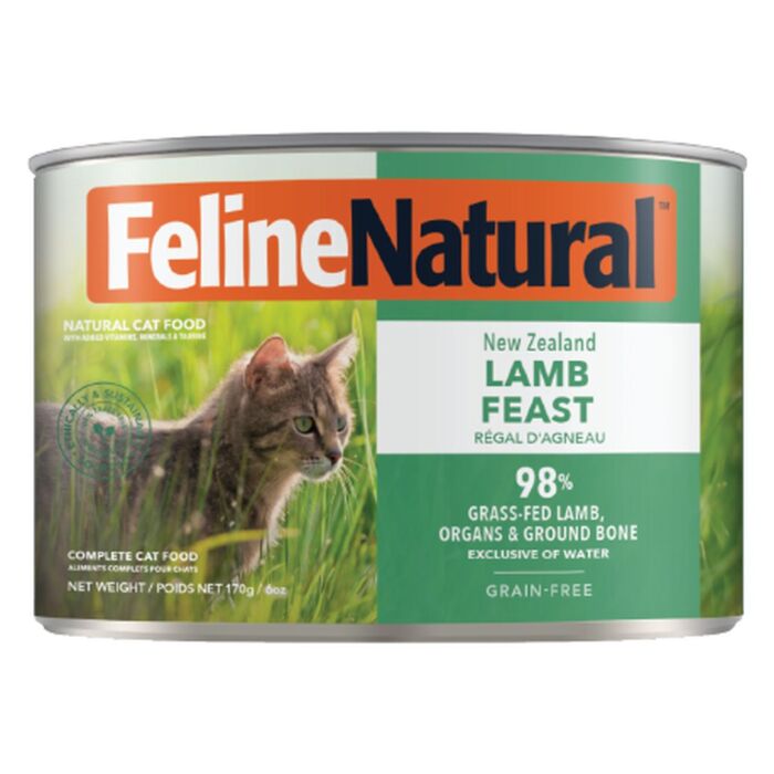 Feline Natural Cat Can Food - Grain Free - Lamb Feast