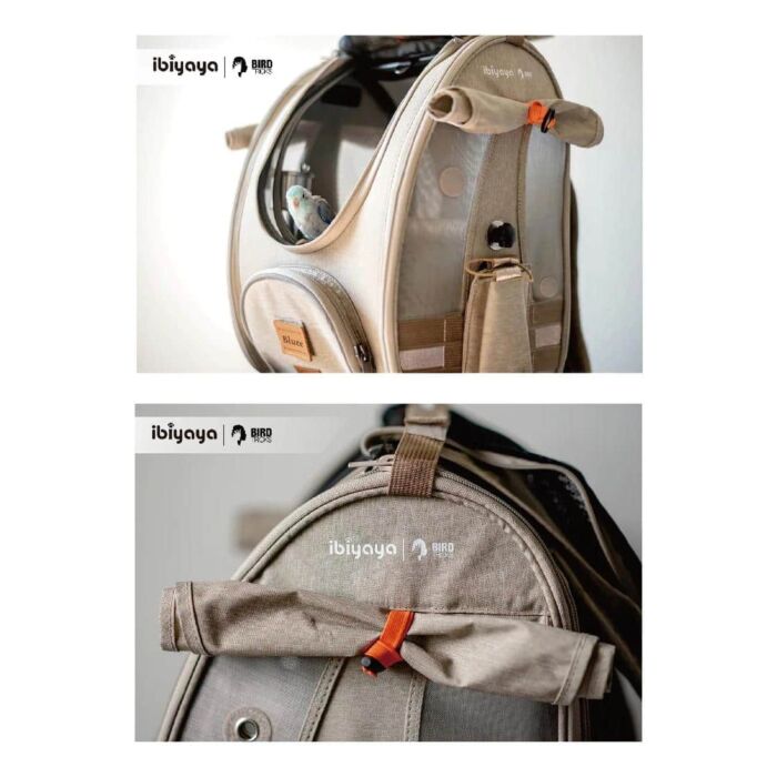 IBIYAYA BirdTricks TrackPack for Birds & Small Pets - Wood Brown