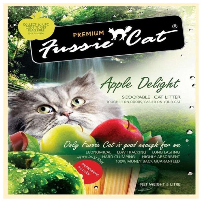 Fussie Cat 高竇貓礦物貓砂 - 蘋果