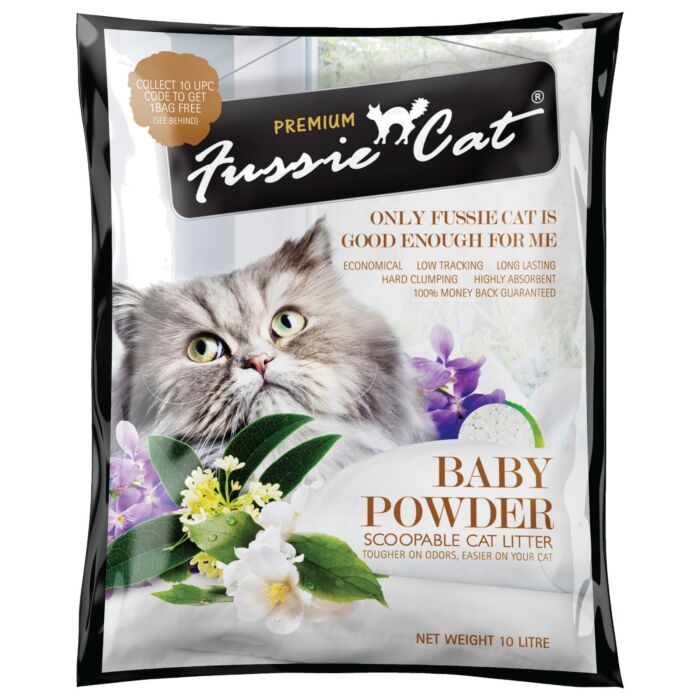Fussie Cat Litter - Baby Powder
