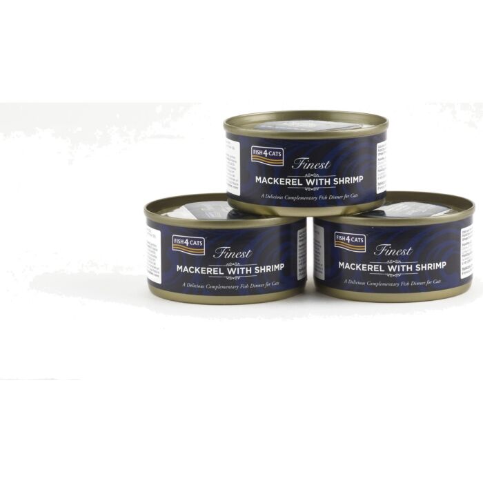 Fish4Cats 貓濕糧 - Finest - 鯖魚塊鮮蝦 70g