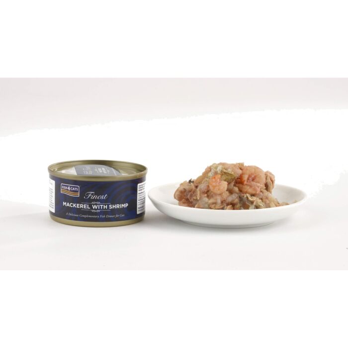 Fish4Cats 貓濕糧 - Finest - 鯖魚塊鮮蝦 70g