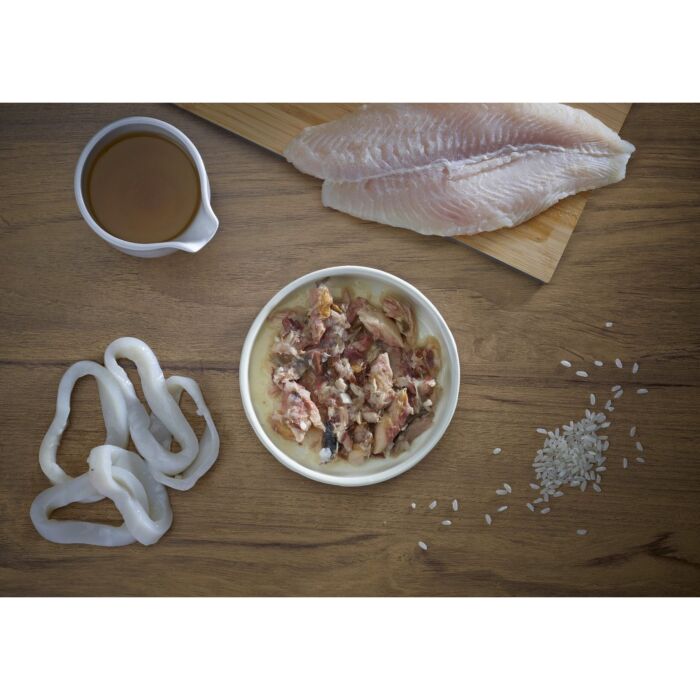 Fish4Cats 貓濕糧 - Finest - 鯖魚塊魷魚 70g