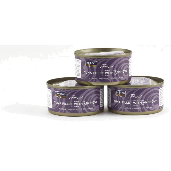 Fish4Cats貓罐頭 - Finest - 吞拿魚及鳳尾魚 70g