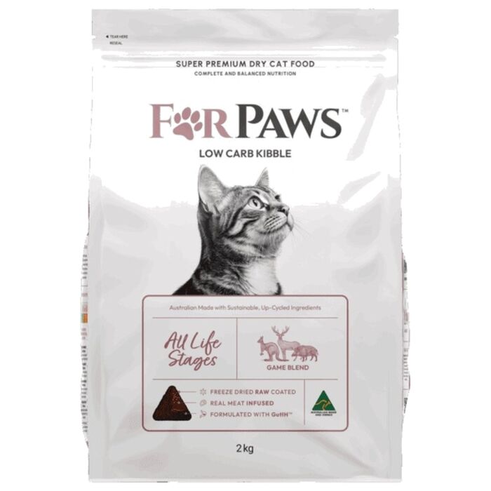 For Paws Cat Food - Game Blend Low Carb - Kangaroo & Boar & Venison 2kg