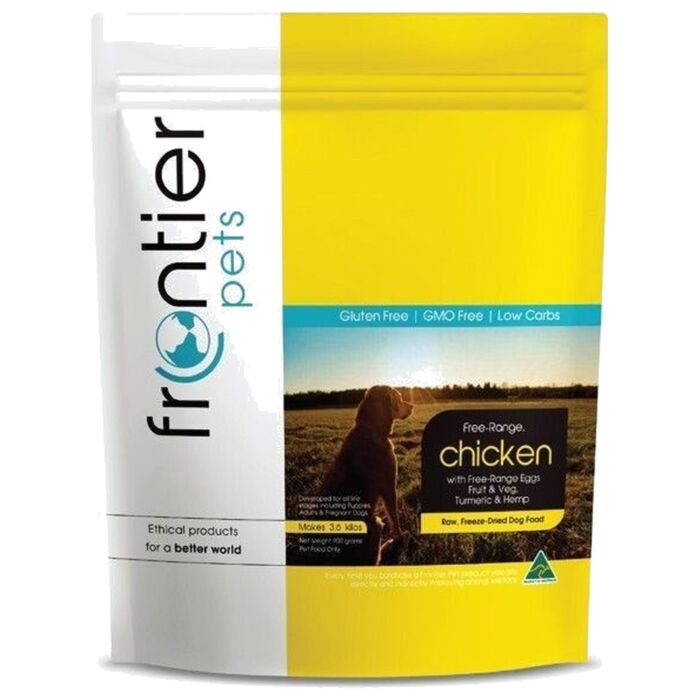 Frontier Pets Dog Food - Freeze Dried Raw Free Range Chicken