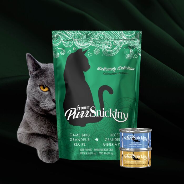 FROMM Cat Food - PurrSnickitty - Game Bird Grandeur (Turkey & Duck) 6oz