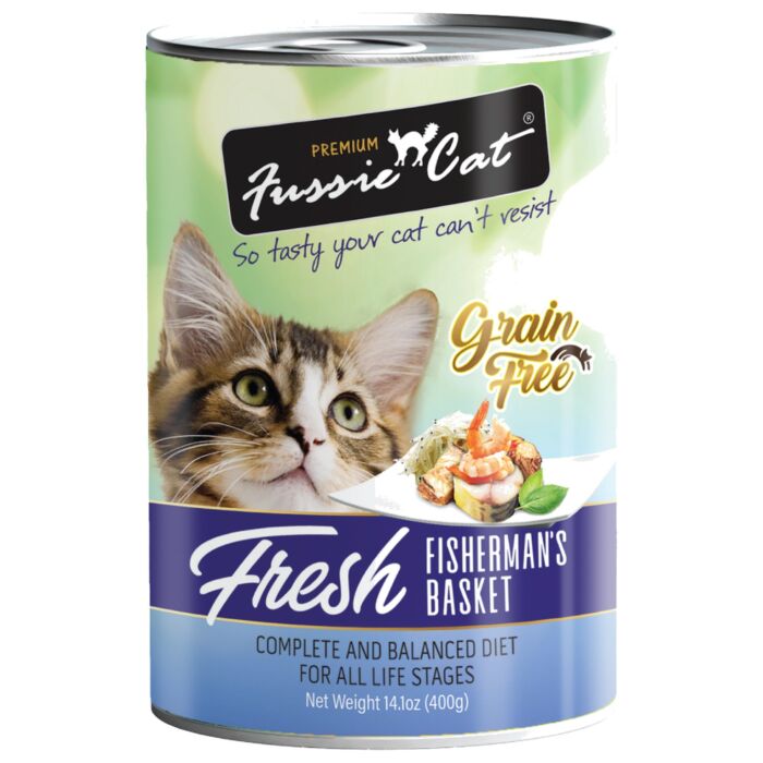 Fussie Cat Can - Fresh Fisherman Basket 400g