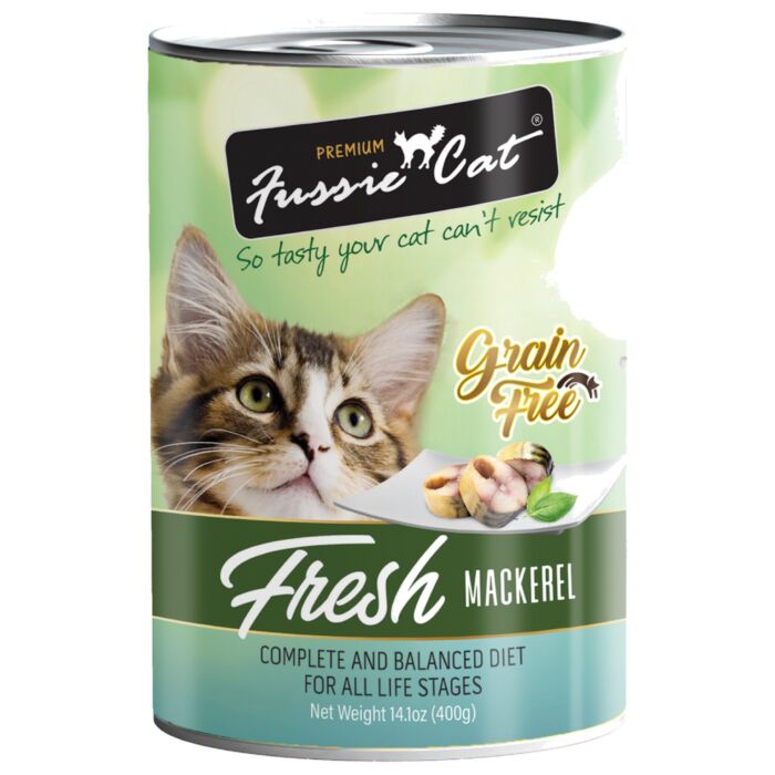 Fussie Cat Can - Fresh Mackerel 400g