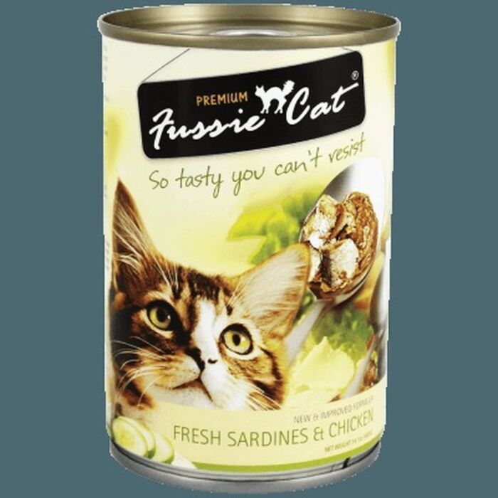 Fussie Cat 高竇貓罐頭 - 海鮮系列 - 沙丁魚 400g