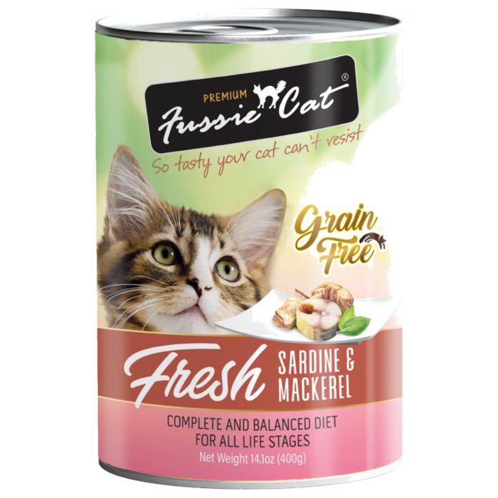Fussie Cat Can - Fresh Sardine & Mackerel 400g