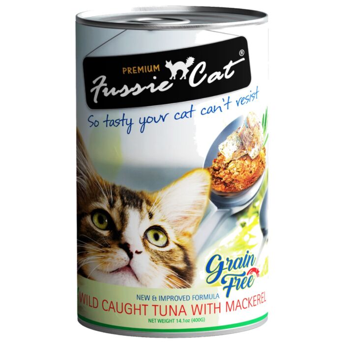 Fussie Cat Can - Wild Caught Tuna & Mackerel 400g