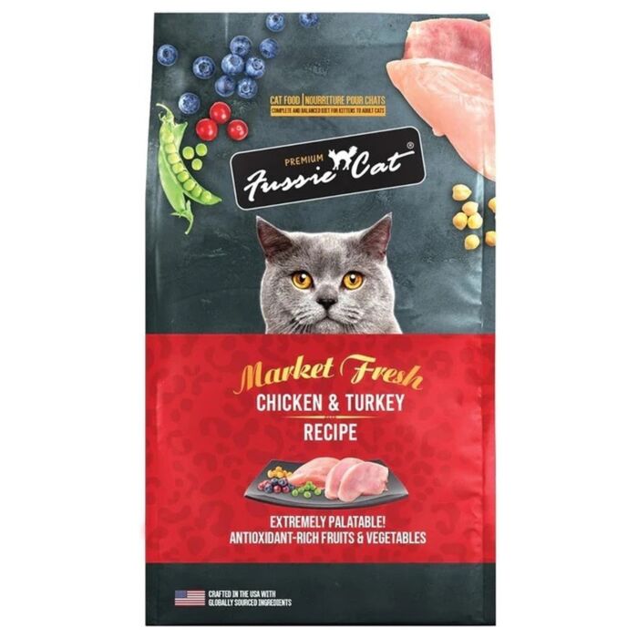 Fussie Cat 美國高竇貓貓乾糧 - 無穀物 - 雞肉及火雞配方