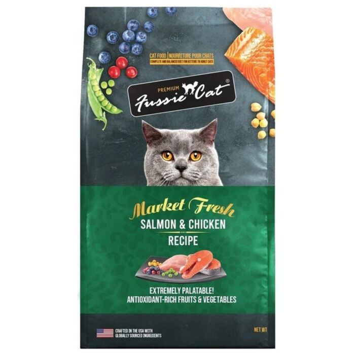 Fussie Cat 美國高竇貓貓乾糧 - 無穀物 - 三文魚及雞肉配方