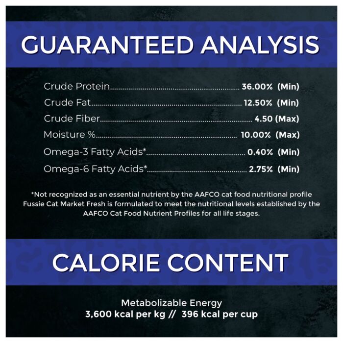 Fussie Cat Food - Market Fresh Grain Free - Tuna 3.5lb
