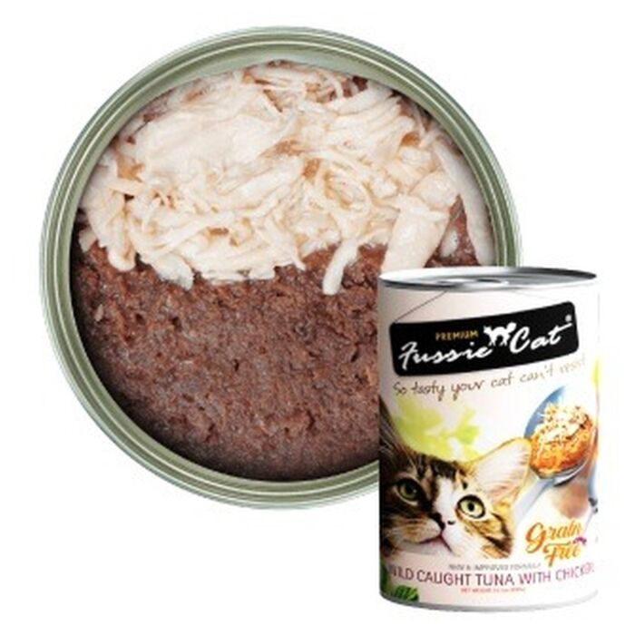 Fussie Cat Can - Wild Caught Tuna & Chicken 400g