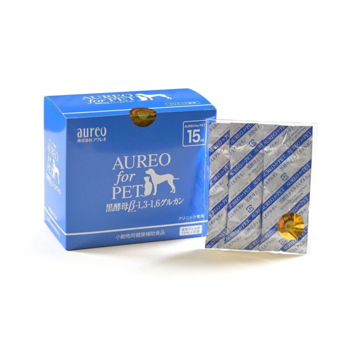 Aureo日本黑酵母β1,3-1,6 Glucan培養液貓狗營養補充品 15ml x 3包裝