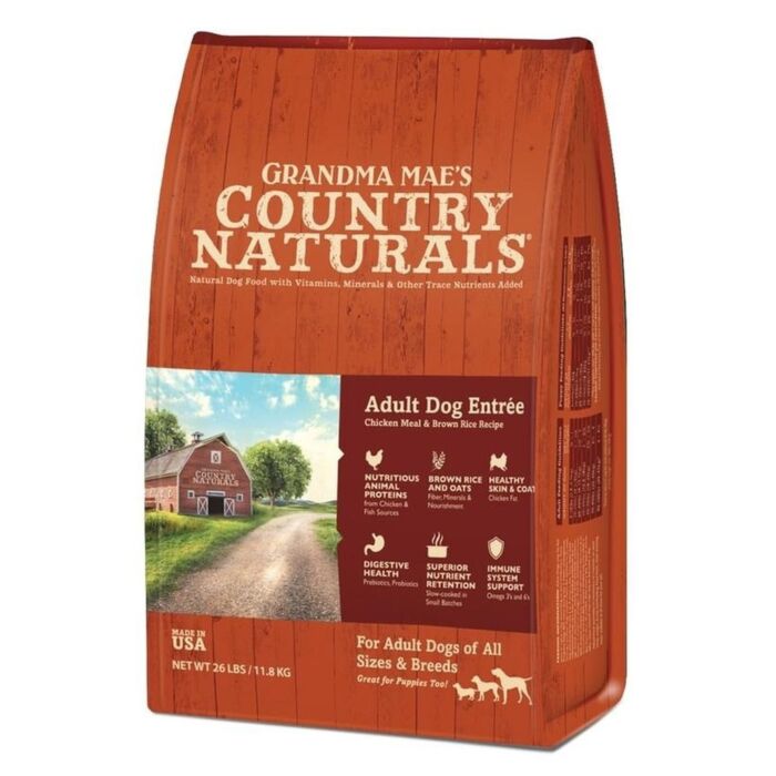 Country Naturals 美國狗乾糧 - 燕麥糙米系列 - 鯡魚雞肉腸道保護配方