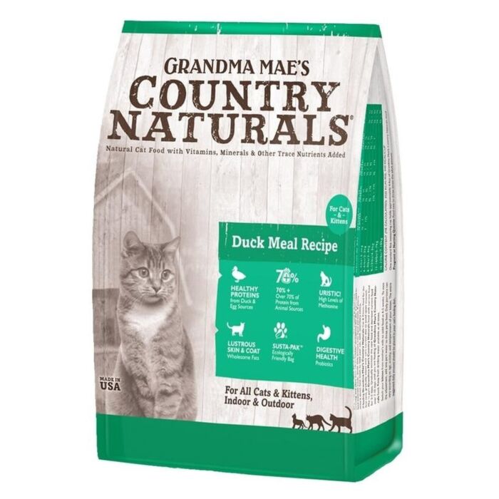 Country Naturals 美國貓乾糧 - 糙米系列 亮毛護膚配方 - 鴨肉