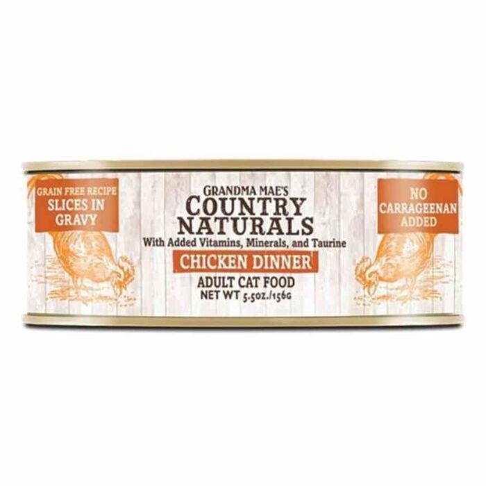 Country Naturals Cat Canned Food - Grain Free Chicken & Liver Pate 2.8oz