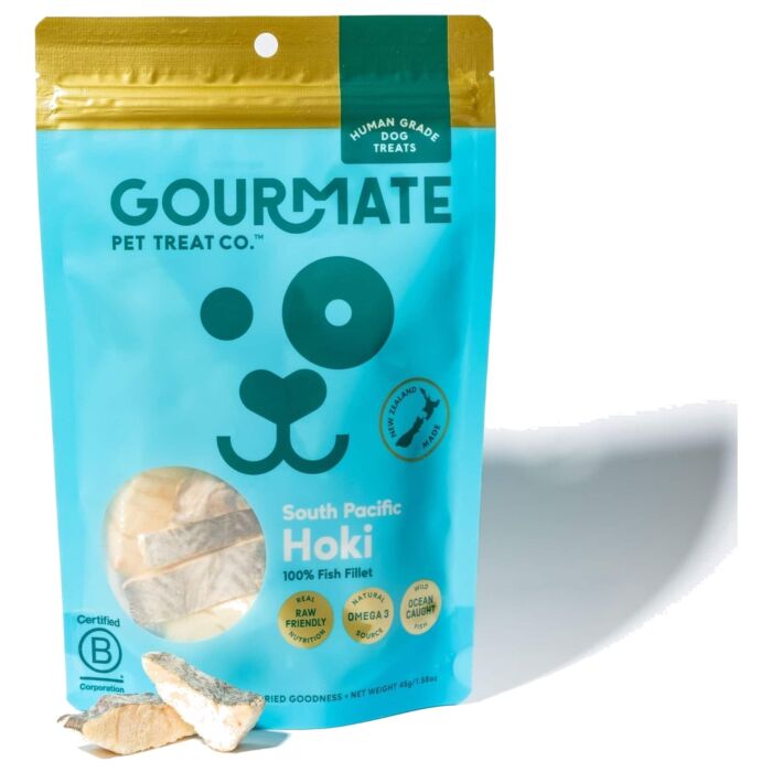 Gourmate Dog Treats - Freeze Dried Hoki Fillet 45g