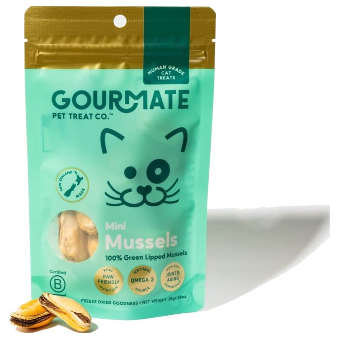 Gourmate 貓小食 - 紐西蘭珍珠綠唇貽貝 25g