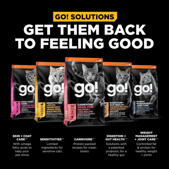 Go! SOLUTIONS Cat Food - Carnivore - Grain Free Salmon & Cod