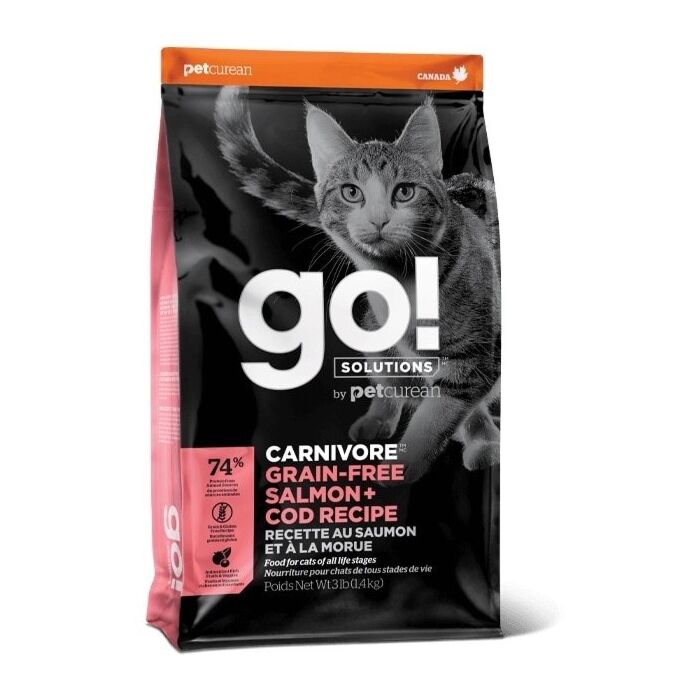 Go! SOLUTIONS Cat Food - Carnivore - Grain Free Salmon & Cod