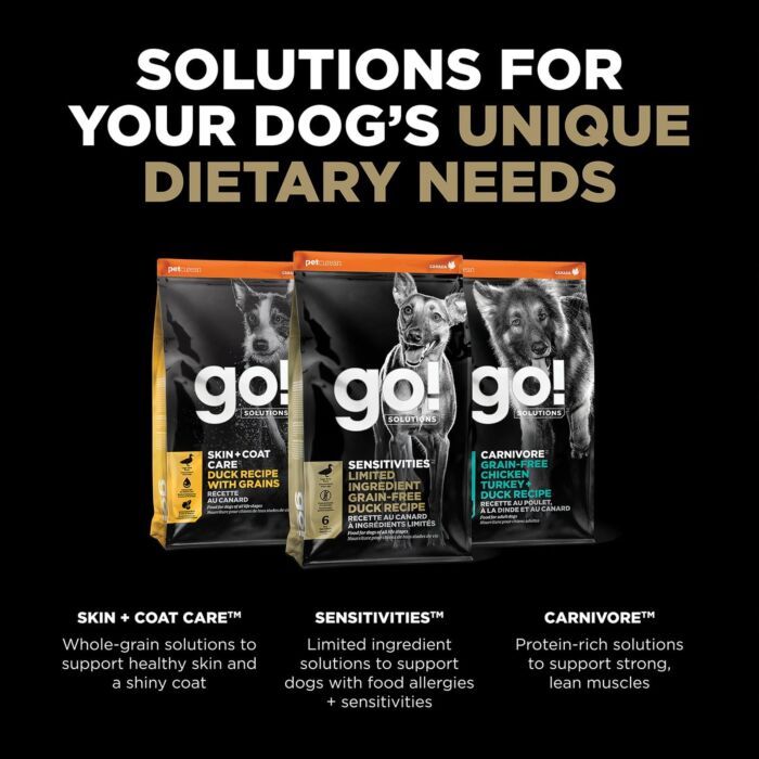 Go! SOLUTIONS 單一蛋白狗乾糧 - 低敏美毛系列 - 鴨肉配方