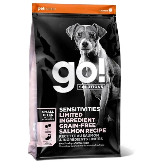 Go! SOLUTIONS 單一蛋白狗乾糧 - 低敏美毛系列 無穀物 - 細粒 - 三文魚配方